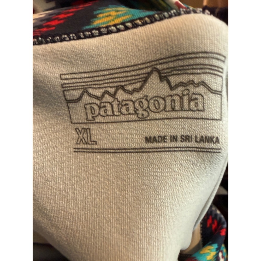 Patagonia Women XL Zigzag Chevron Print Active Leggings Multi Color STY21960 - Picture 8 of 9